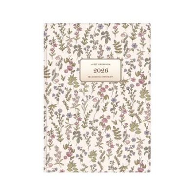 Naptár, tervező, B5, heti, TOPTIMER, "Joy", kis virág