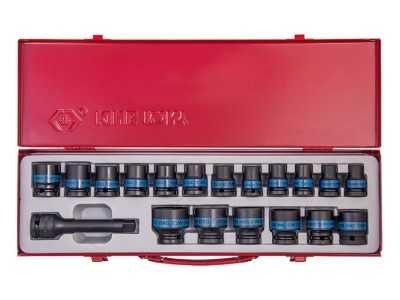 19 részes 1/2˝-os gépi dugókulcs készlet (10-32mm)  4419MP
