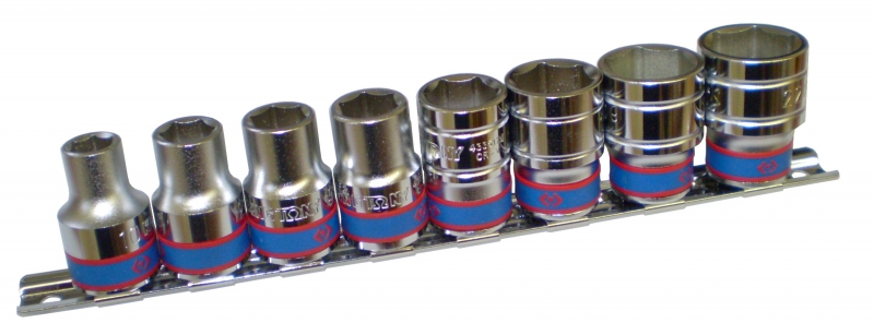 8 részes 1/2˝-os kézi dugókulcs készlet 10-22mm 6* 4510MR