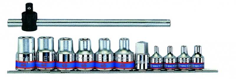12 részes 1/2" &amp; 3/8˝-os torx-dugókulcs készlet bliszteren 7112PR