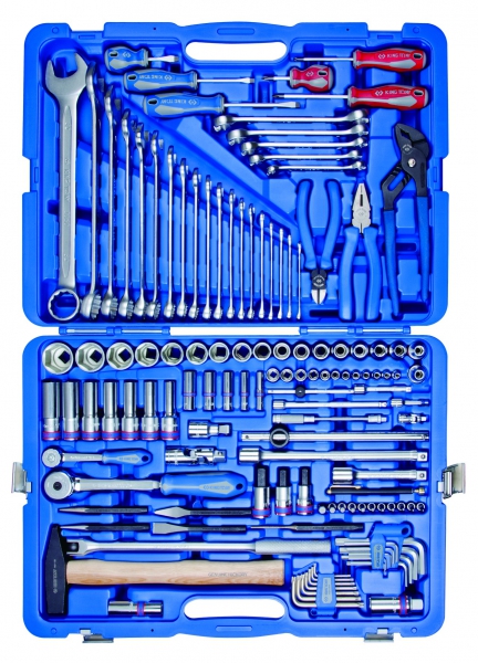 128 részes 1/4"&amp;1/2"-os dugókulcs&amp;vegyes szerszámkészlet 7528MR